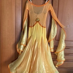 社交ダンスドレス　山吹色