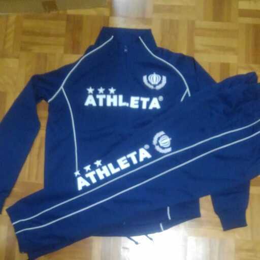 2F-663 新品 ATHLETA　アスレタ　ジャージ　トレーニングウェア　上下セット　サッカー　フットサル ネイビー Mサイズ　在庫複数あり