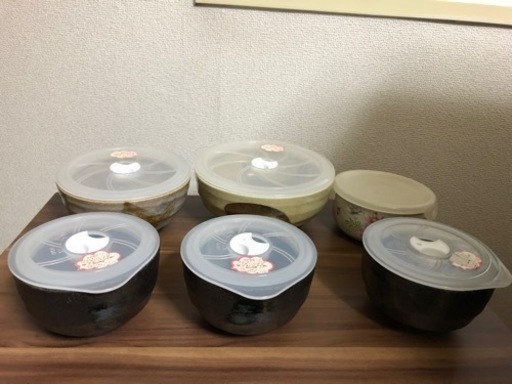 密封容器蓋付き食器