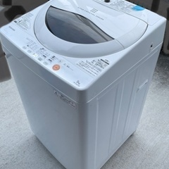 東芝洗濯機 5kg AW-50GL 2013年製の画像