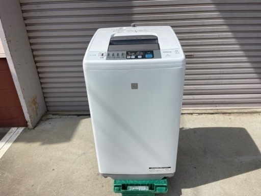 美品◆HITACHI 日立 全自動洗濯機 7kg NW-Z79E3 白い約束