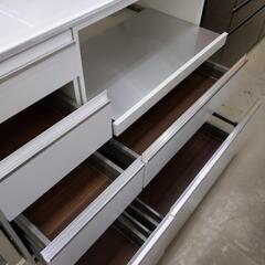 ⭐️上級モデル！⭐️ パモウナ 2面レンジボード オートクローズ 食器棚 Pamouna 横幅120cm✕奥行き50cm✕高さ203cm 0811-02