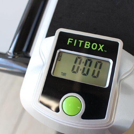 【神奈川pay可】T232)【美品】 FITBOX フィットネスバイク FBX-002B_01 スピンバイク 負荷8段階 パルス計測 キャスター付 マグネット式 ダイエット 在宅 運動