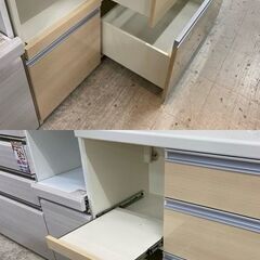 愛品館 江戸川店】パモウナ キッチンボード120KB ID:151-007562-007