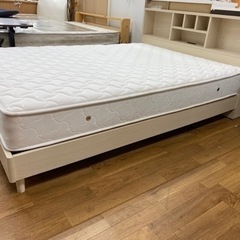 R481 レイコージャパン ダブルベッド、コンセント・宮付、幅140cm