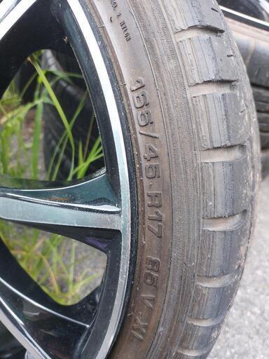 軽自動車用17インチタイヤホイルセットの画像
