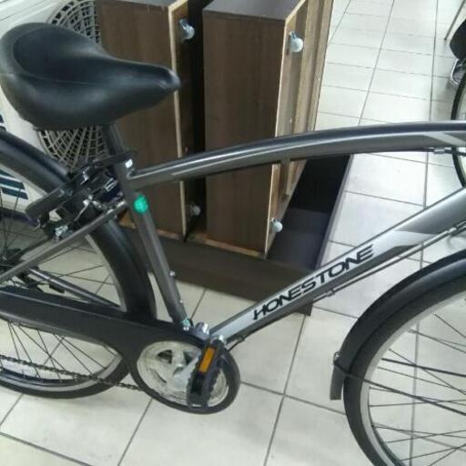 HONESTONE シティサイクル 自転車 27インチ 6段変速