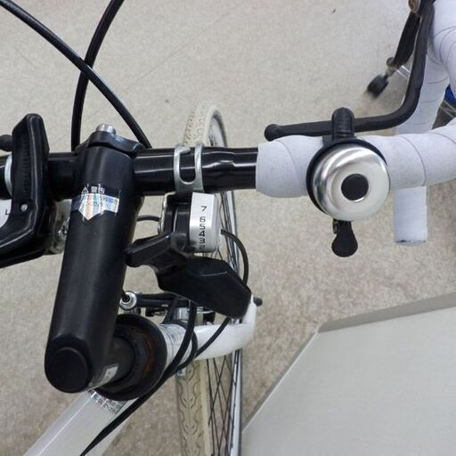 クロスバイク 28インチ グランディール Grandir ホワイト系 変速付き