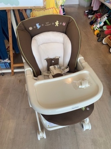 ■店頭引取限定■現行モデル⭐︎Aprica ユラリズム ベビーラック ハイ＆ローチェア手動