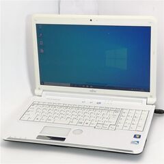 【ネット決済・配送可】日本製 15.6型 ノートパソコン 富士通...
