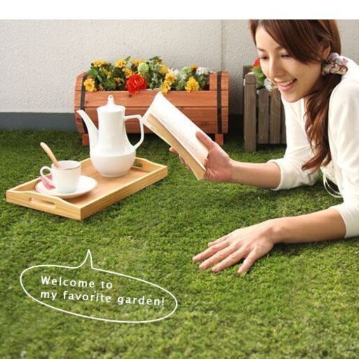 値下げしました！【新品】人工芝 リアル 30×30 20枚セット ジョイント