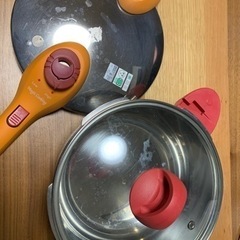 【無料】圧力鍋、フライパン(ガス用)