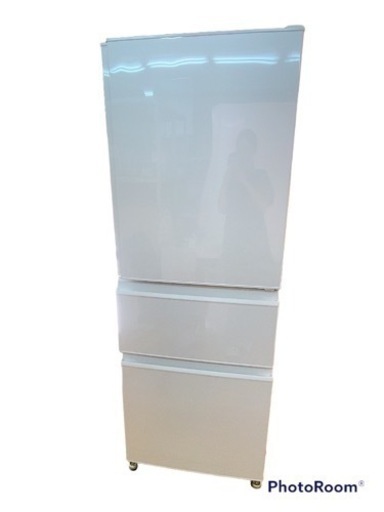 ✨美品✨【動作品】三菱 冷凍冷蔵庫 MR-C33F-W 2020年製 ホワイトカラー 中古 現状品