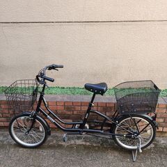 引取限定】自転車 ママチャリ 20インチ シマノ製 6段変速 DU206  