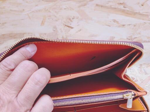 ◇大容量！ラウンドファスナー長財布/ Long Wallet モストロ Brown 訳