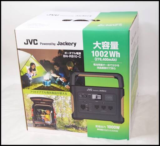 未使用 JVCケンウッド BN-RB10-C ポータブル電源 1002Wh 定格出力1000W ジャクリ ジャックリー JVC Powered by Jackery