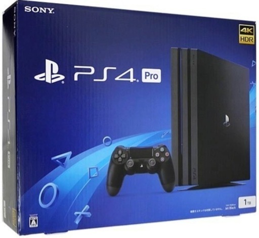 ps4proの黒色1TB