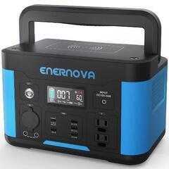 新品未使用 Enernova ポータブル電源 出力500W 大容...