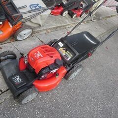 超大型エンジン自走芝刈り機クラフトマン バケット付き 自走 163Cc 7.25