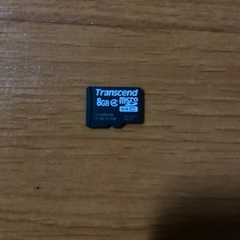 メモリカード　miniSD 8GB