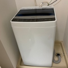 【譲ります】5.5Kg 全自動洗濯機　中古　2018年12月購入品