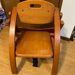 大和屋　アーチ木製ローチェアー　食事椅子