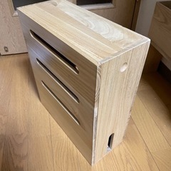 木製ルーターボックス　ケーブルボックス　