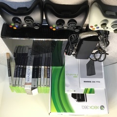 Xbox 360 本体 と 11 本 ゲーム 3個コントローラー