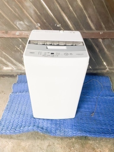 美品】2021年製 洗濯機 AQUA AQW-S45JBK-