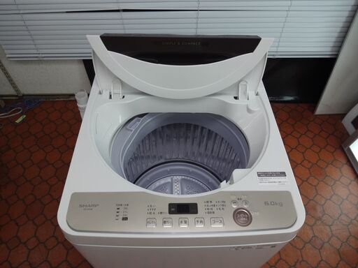 ID 044029　洗濯機　シャープ　6K　２０２１年製　ES-GE6E ID 044029 洗濯機 シャープ 6K 2021年製 ES-GE6E