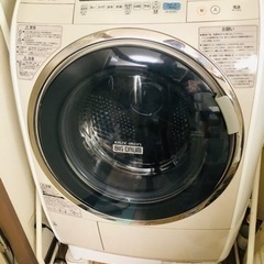 【ネット決済・配送可】ドラム式乾燥機付き洗濯機（ヒートリサイクル...