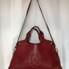 カルティエ マルチェロ 型押し ボルドー