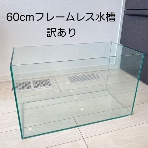エーハイム60cm水槽フレームレス オールガラス訳あり 人見夏葉 南流山の家具の中古あげます 譲ります ジモティーで不用品の処分