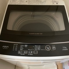 AQUOS洗濯機5キロ　美品　AQW-G50JJ-W