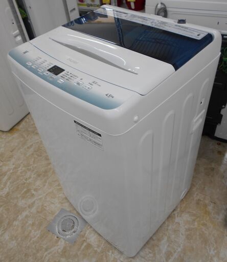 Haier 全自動洗濯機 ステンレス槽 JW-U45HK 2021年製 4.5ｋｇ ...