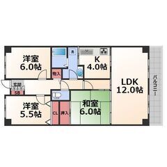 ✅家賃まで負担✅初期費用無料🎉交野市駅7分🎉ファミリータイプ3LDK