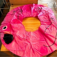 無料 フラミンゴ浮き輪 可愛い浮き輪 ピンク ビーチ プール