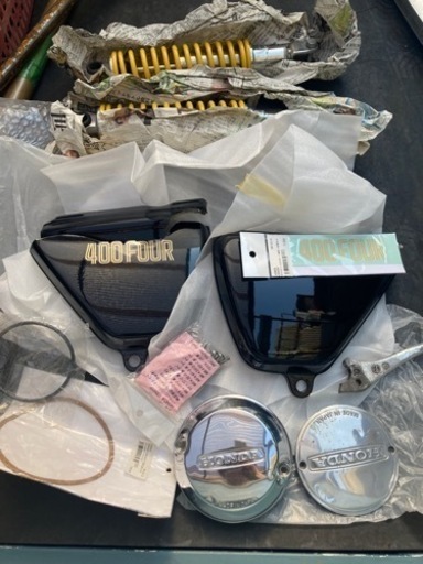 ヨンフォア CB400F マフラー パーツまとめ 旧車 レア LEAD