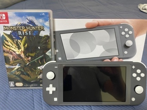 【取引完了】Nintendo  Switch light グレー　ソフト+SDセット