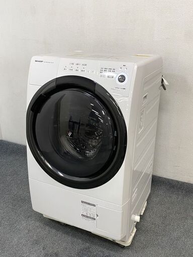 SHARP/シャープ コンパクトタイプ スリムドラム式洗濯乾燥機 洗濯7.0㎏/乾燥3.5㎏ ES-S7F-WR 2021年製   中古家電 店頭引取歓迎 R6251)