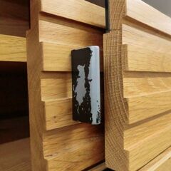 ジモティ来店特価!!!　レンジボード　河口家具　ナチュラルブラウン　J-716