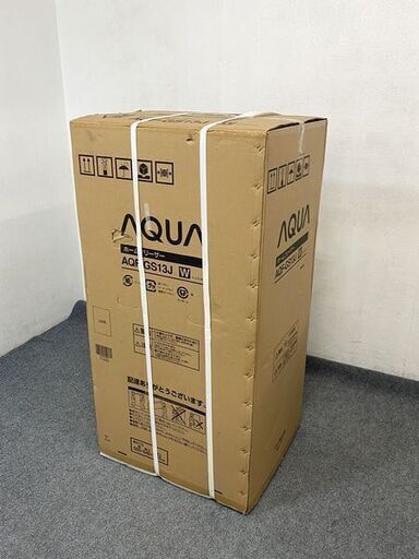 未使用品 AQUA/アクア 1ドア冷凍庫 ホームフリーザー134L  3モード タッチパネル AQF-GS13J-W   家電 店頭引取歓迎 ■R6280)
