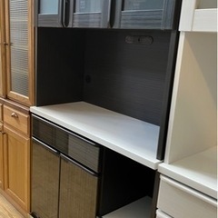 ⭐️展示品上がり⭐️大川家具 3面レンジボード キッチンボード 