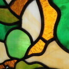 ステンドグラス　大型　葡萄　ぶどう　幅１２２　高さ１００センチ　輸入品　ワイナリー　バー　カフェ