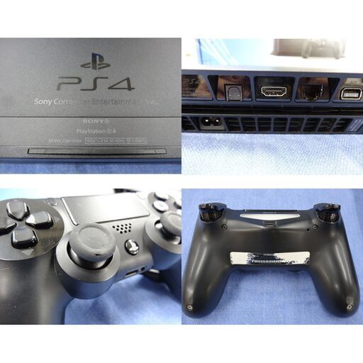 PS4 CUH-1100A 500GB ジェットブラック 本体 コントローラー 動作確認