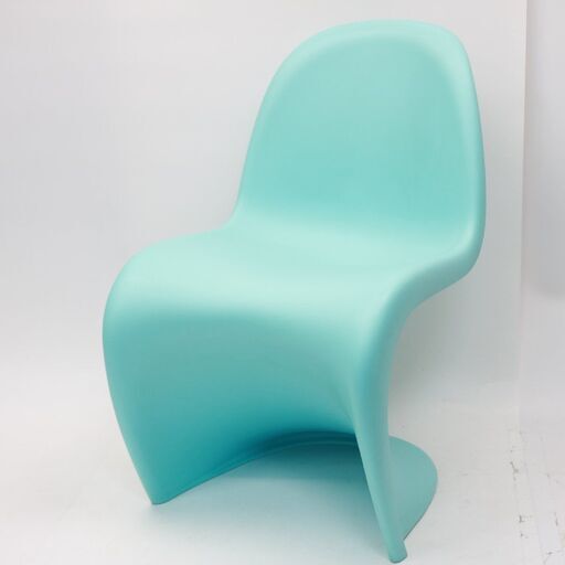 109) 【美品】 Vitra ヴィトラ Panton Chair パントンチェア Junior ジュニア ライトブルー 背面文字入り 正規品