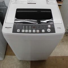 【引取限定】洗濯機 ハイセンス 中古品 5.5kg 2020年式...
