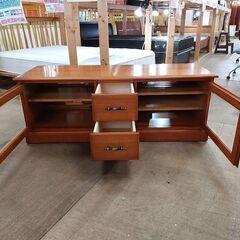 横浜ダニエル　引出付ローボード　クラシック家具　【愛品倶楽部柏店】