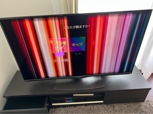 引渡し決定☆ シャープ テレビ 50V型 テレビボードセット
