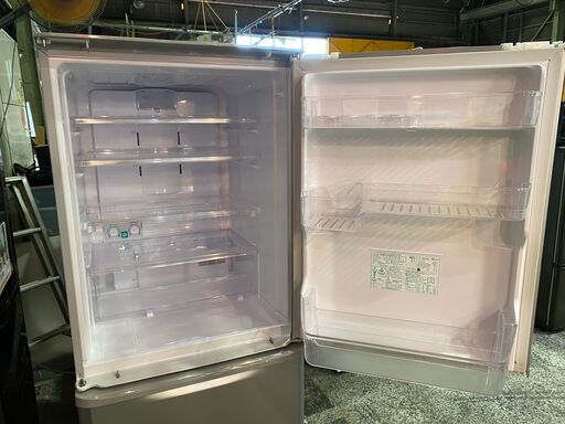 【愛品館市原店】SHARP 2019年製 350L 3ドア冷蔵庫 SJ-W351E-S 【愛市IR014506-104】